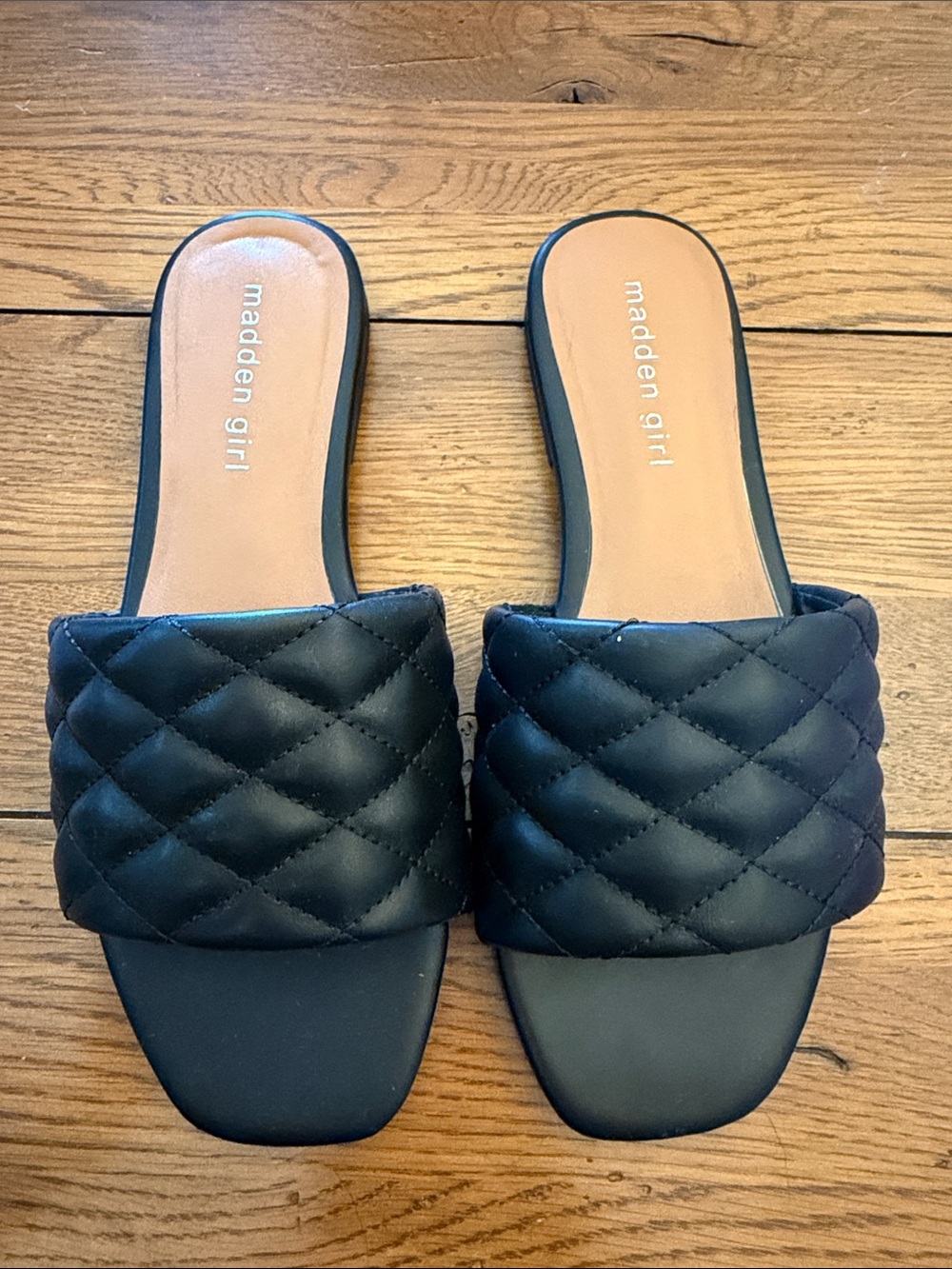 Madden Girl Black Sandals